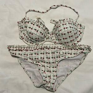 Jessica Simpson cherry bikini